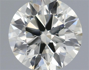 Picture of Natural Diamond 0.43 Carats, Round with Excellent Cut, J Color, SI1 Clarity and Certified by IGI