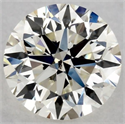 Natural Diamond 0.51 Carats, Round with Very Good Cut, K Color, SI2 Clarity and Certified by GIA