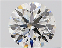 Natural Diamond 0.43 Carats, Round with Excellent Cut, D Color, SI1 Clarity and Certified by GIA