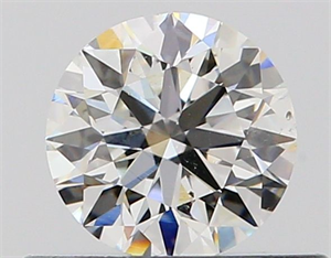 Picture of Natural Diamond 0.43 Carats, Round with Excellent Cut, D Color, SI1 Clarity and Certified by GIA