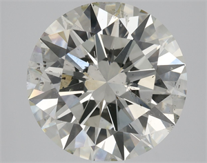 Picture of Natural Diamond 3.01 Carats, Round with Excellent Cut, J Color, SI1 Clarity and Certified by GIA