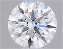 Natural Diamond 0.44 Carats, Round with Excellent Cut, F Color, SI1 Clarity and Certified by GIA