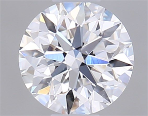 Picture of Natural Diamond 0.44 Carats, Round with Excellent Cut, F Color, SI1 Clarity and Certified by GIA