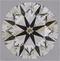 Natural Diamond 0.50 Carats, Round with Very Good Cut, J Color, SI1 Clarity and Certified by GIA