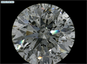 Natural Diamond 2.50 Carats, Round with Excellent Cut, J Color, I1 Clarity and Certified by GIA