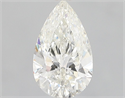 Natural Diamond 1.02 Carats, Pear with  Cut, I Color, I1 Clarity and Certified by GIA