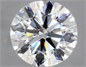 Natural Diamond 1.51 Carats, Round with Excellent Cut, H Color, IF Clarity and Certified by GIA