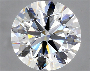 Picture of Natural Diamond 1.51 Carats, Round with Excellent Cut, H Color, IF Clarity and Certified by GIA