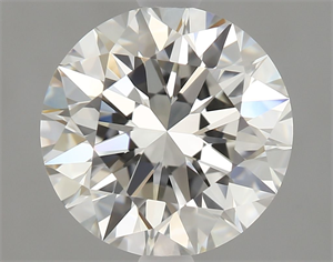 Picture of Natural Diamond 2.01 Carats, Round with Excellent Cut, I Color, VS1 Clarity and Certified by GIA