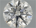 Natural Diamond 0.40 Carats, Round with Excellent Cut, G Color, SI1 Clarity and Certified by IGI