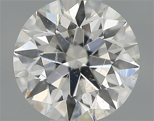 Picture of Natural Diamond 0.40 Carats, Round with Excellent Cut, G Color, SI1 Clarity and Certified by IGI