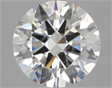 Natural Diamond 3.01 Carats, Round with Excellent Cut, J Color, SI2 Clarity and Certified by GIA