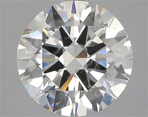 Picture of Natural Diamond 3.01 Carats, Round with Excellent Cut, J Color, SI2 Clarity and Certified by GIA