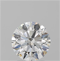 Natural Diamond 2.01 Carats, Round with Excellent Cut, H Color, SI1 Clarity and Certified by GIA