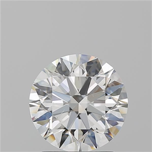 Picture of Natural Diamond 2.01 Carats, Round with Excellent Cut, H Color, SI1 Clarity and Certified by GIA