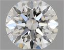 Natural Diamond 0.40 Carats, Round with Very Good Cut, I Color, VS2 Clarity and Certified by GIA