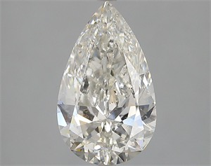 Picture of Natural Diamond 3.01 Carats, Pear with  Cut, I Color, SI2 Clarity and Certified by GIA