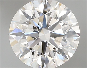 Picture of Natural Diamond 0.52 Carats, Round with Excellent Cut, J Color, SI2 Clarity and Certified by GIA