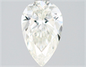 Natural Diamond 0.90 Carats, Pear with  Cut, H Color, VVS2 Clarity and Certified by GIA