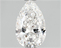 Natural Diamond 0.90 Carats, Pear with  Cut, F Color, VS2 Clarity and Certified by GIA