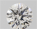 Natural Diamond 0.41 Carats, Round with Excellent Cut, F Color, VVS2 Clarity and Certified by GIA