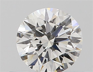 Picture of Natural Diamond 0.41 Carats, Round with Excellent Cut, F Color, VVS2 Clarity and Certified by GIA