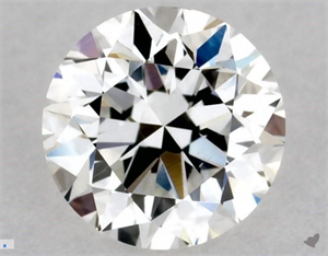 Picture of Natural Diamond 0.40 Carats, Round with Very Good Cut, G Color, VS2 Clarity and Certified by GIA