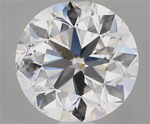 Picture of Natural Diamond 2.01 Carats, Round with Very Good Cut, H Color, SI2 Clarity and Certified by GIA