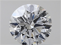 Natural Diamond 0.40 Carats, Round with Excellent Cut, F Color, VVS2 Clarity and Certified by GIA