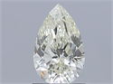 Natural Diamond 1.00 Carats, Pear with  Cut, J Color, IF Clarity and Certified by IGI