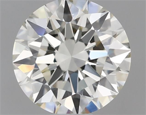 Picture of Natural Diamond 0.44 Carats, Round with Excellent Cut, J Color, VVS1 Clarity and Certified by IGI