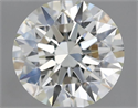 Natural Diamond 0.45 Carats, Round with Excellent Cut, I Color, IF Clarity and Certified by IGI