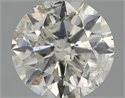 Natural Diamond 0.50 Carats, Round with Excellent Cut, I Color, I1 Clarity and Certified by IGI