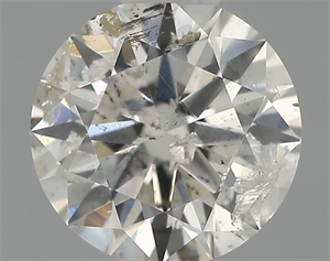 Picture of Natural Diamond 0.50 Carats, Round with Excellent Cut, I Color, I1 Clarity and Certified by IGI