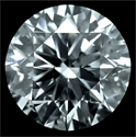 Natural Diamond 5.12 Carats, Round with Excellent Cut, J Color, SI2 Clarity and Certified by GIA