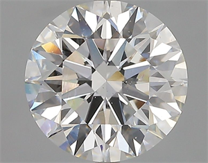 Picture of Natural Diamond 2.52 Carats, Round with Excellent Cut, G Color, SI1 Clarity and Certified by GIA