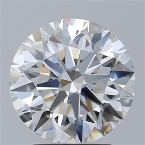 Picture of Natural Diamond 2.55 Carats, Round with Excellent Cut, G Color, VS1 Clarity and Certified by GIA