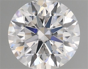 Picture of Natural Diamond 0.42 Carats, Round with Excellent Cut, D Color, VS2 Clarity and Certified by GIA