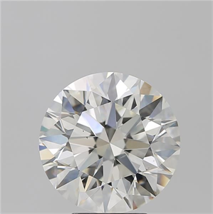 Picture of Natural Diamond 5.08 Carats, Round with Excellent Cut, I Color, VS2 Clarity and Certified by GIA