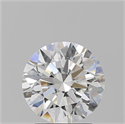 Natural Diamond 2.25 Carats, Round with Excellent Cut, F Color, VS2 Clarity and Certified by GIA