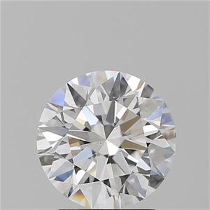 Picture of Natural Diamond 2.25 Carats, Round with Excellent Cut, F Color, VS2 Clarity and Certified by GIA