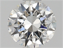 Natural Diamond 0.41 Carats, Round with Very Good Cut, E Color, I1 Clarity and Certified by GIA