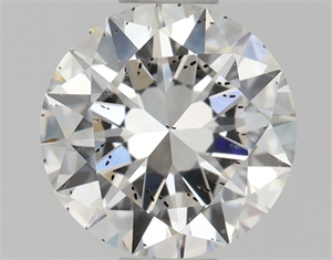 Picture of Natural Diamond 0.41 Carats, Round with Very Good Cut, E Color, I1 Clarity and Certified by GIA