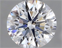 Natural Diamond 0.43 Carats, Round with Excellent Cut, E Color, VS1 Clarity and Certified by GIA