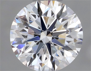 Picture of Natural Diamond 0.43 Carats, Round with Excellent Cut, E Color, VS1 Clarity and Certified by GIA