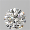 Natural Diamond 2.35 Carats, Round with Excellent Cut, I Color, SI2 Clarity and Certified by GIA