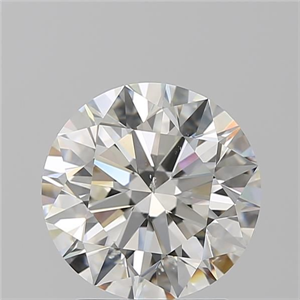 Picture of Natural Diamond 2.35 Carats, Round with Excellent Cut, I Color, SI2 Clarity and Certified by GIA