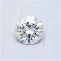 Natural Diamond 0.50 Carats, Round with Very Good Cut, G Color, I1 Clarity and Certified by GIA