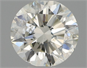 Natural Diamond 0.40 Carats, Round with Very Good Cut, J Color, SI2 Clarity and Certified by IGI