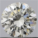 Natural Diamond 0.40 Carats, Round with Excellent Cut, H Color, VVS2 Clarity and Certified by GIA